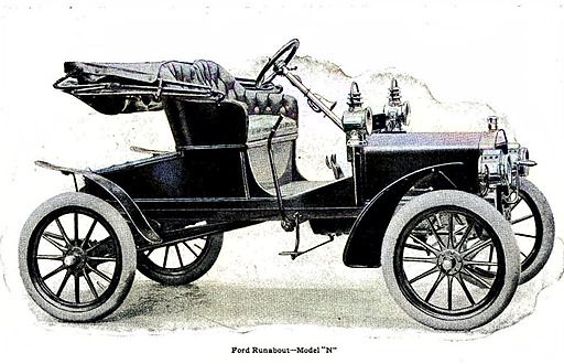1907 Ford Model N Vehicle Example a picture from the brochure from 1907 Ford