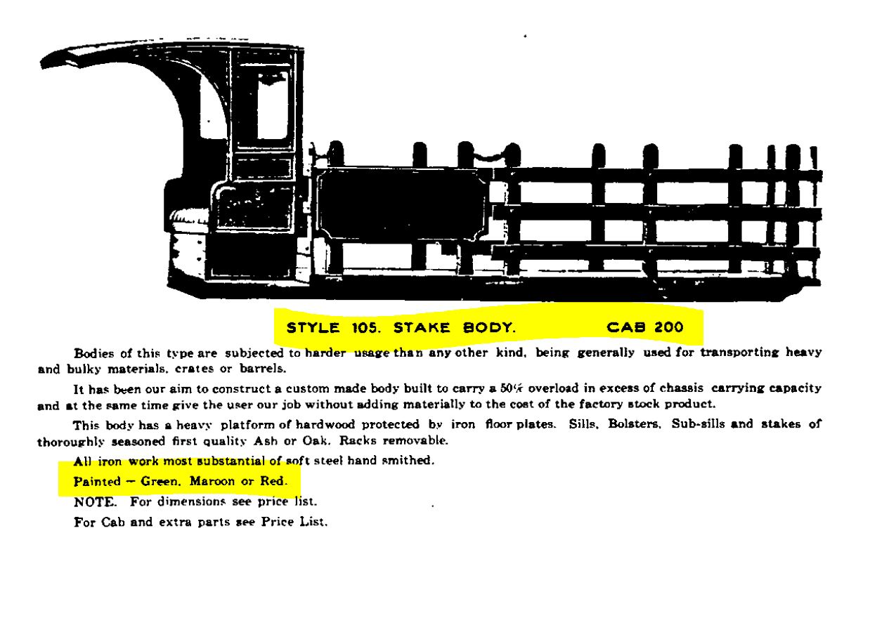 1916 Chevy Paint Codes Exterior Paint Colors