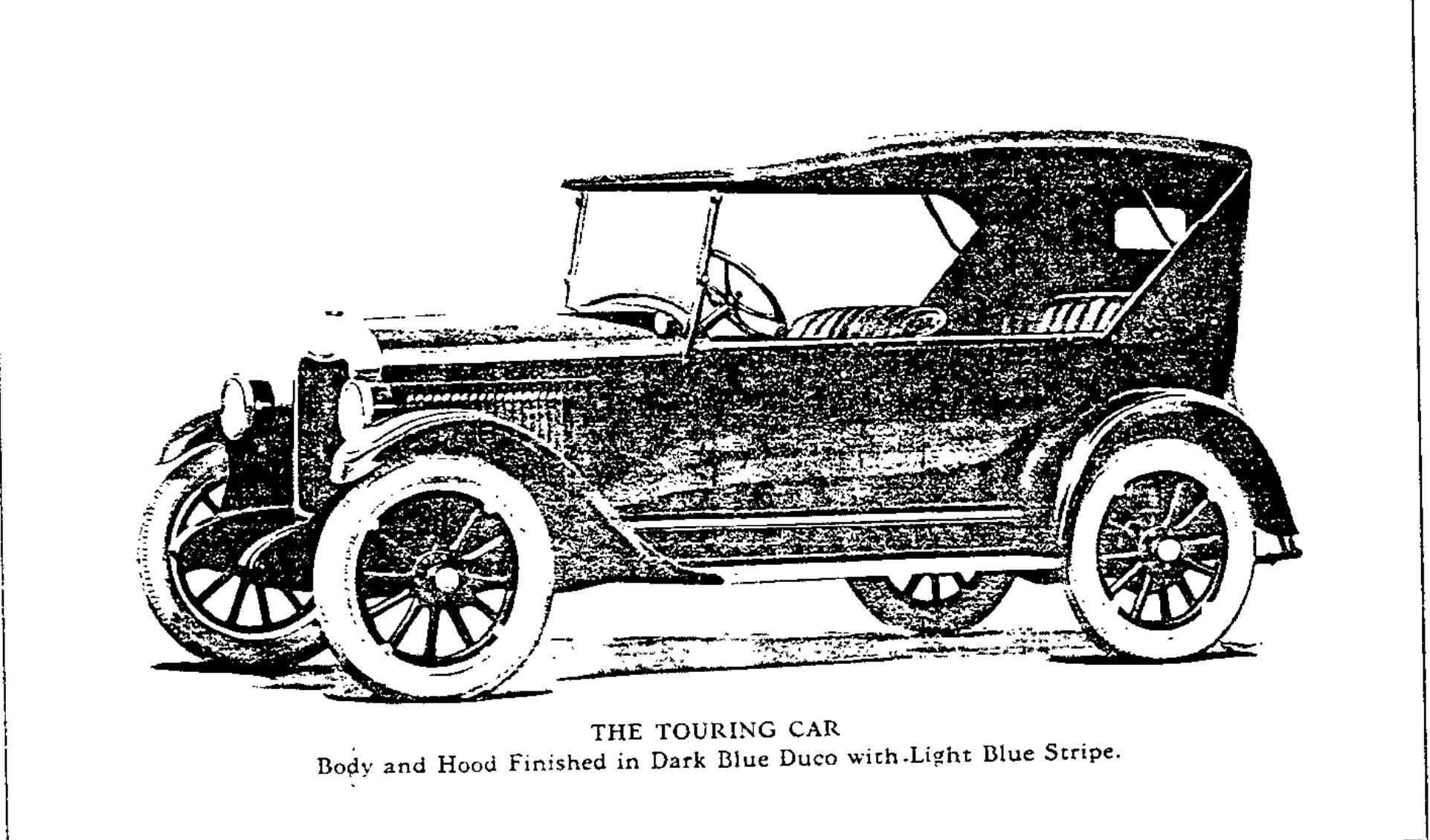 1925 Chevrolet Touring Exterior Paint Colors