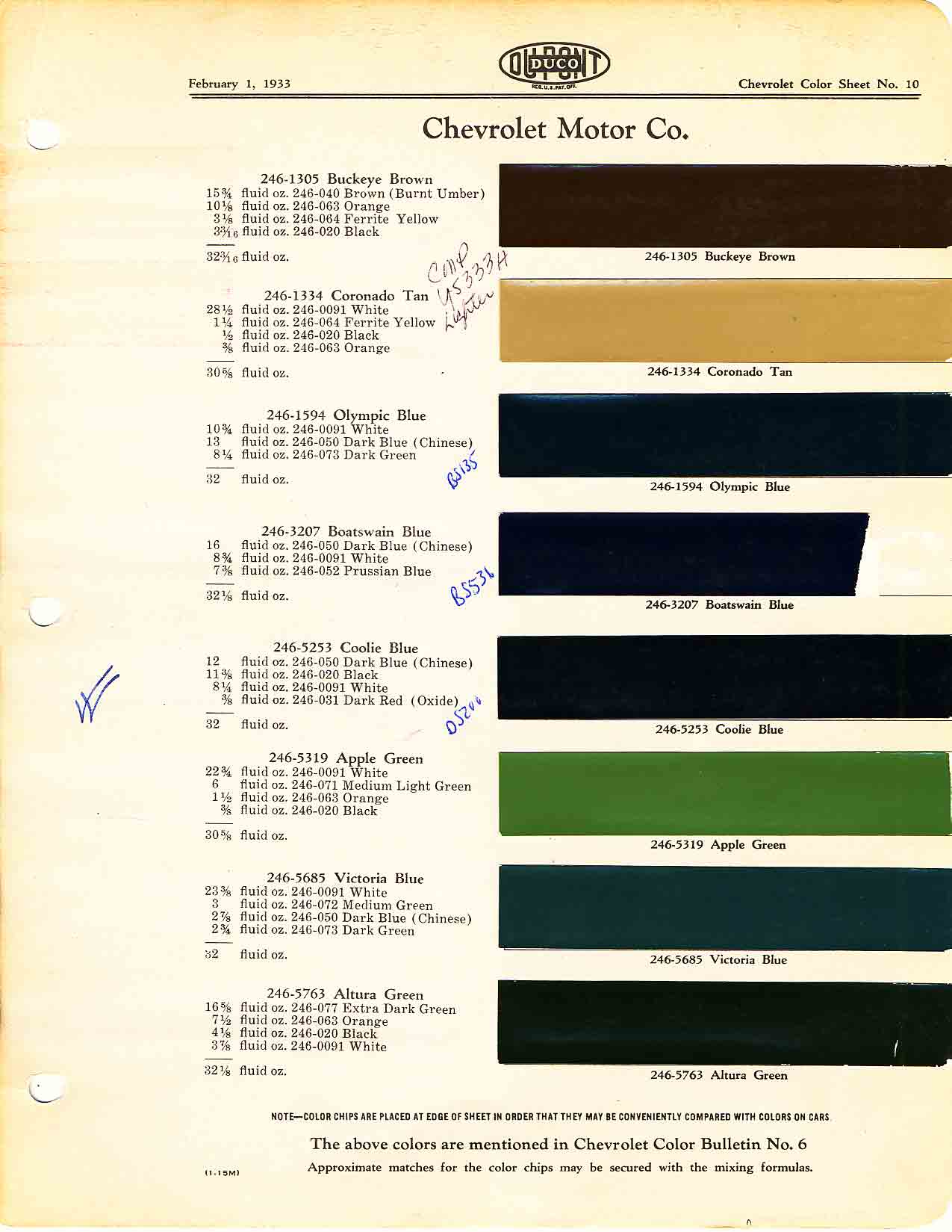 Exterior Paint Colors Paint Codes and Color Swatches used by Chevrolet on Vehicles