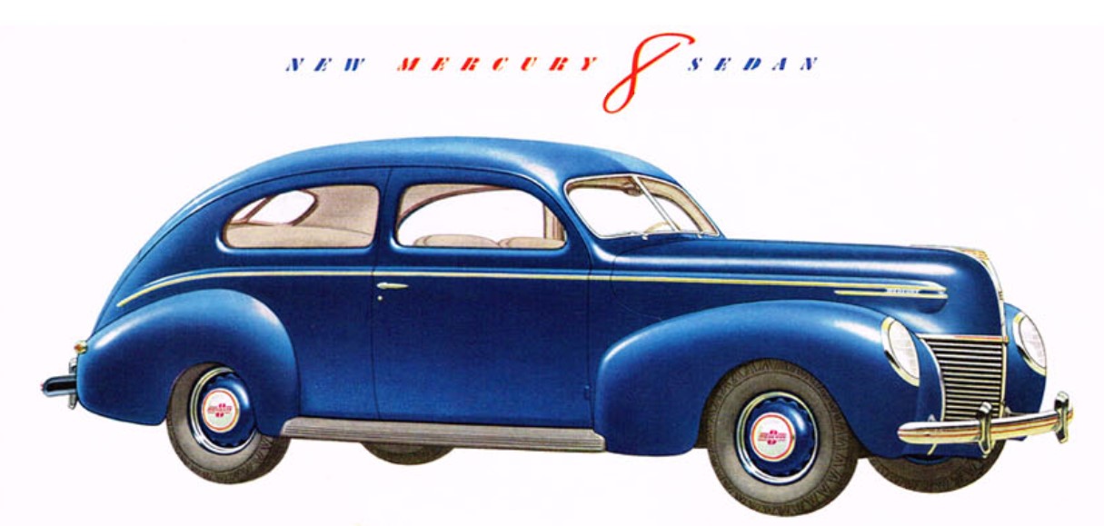 1939 Mercury Vehicle Blue Paint