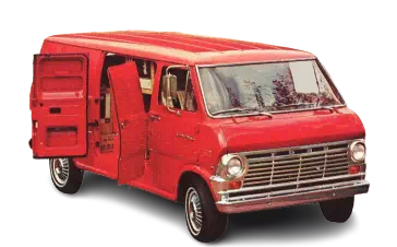 a transparent background and the vehicle example from ford for the the 1970 model year