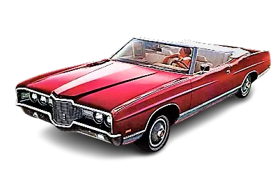 1971 Ford Vehicle Example A red metallic paint color of a 1971 ford vehicle