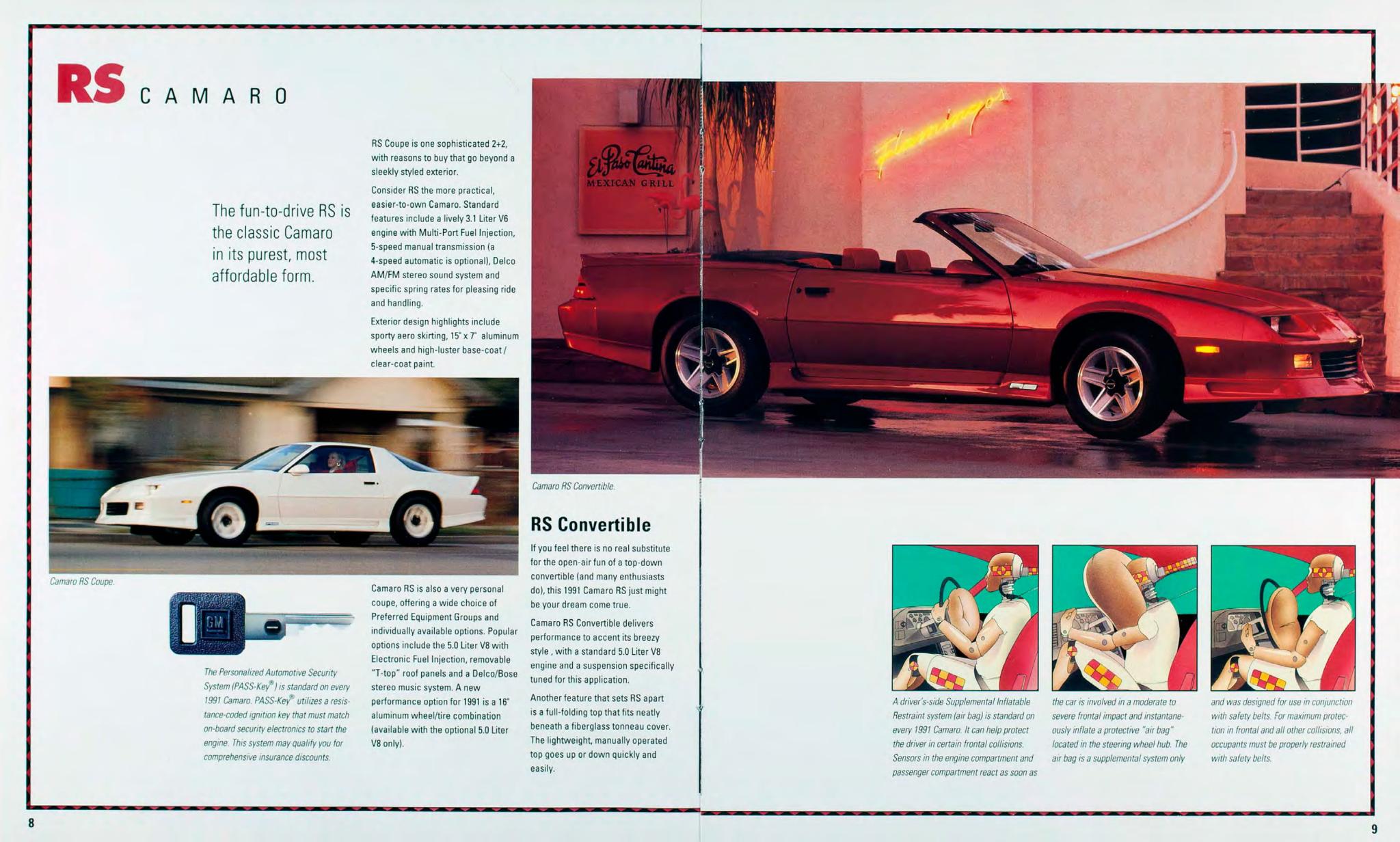 1991 Camaro Brochure