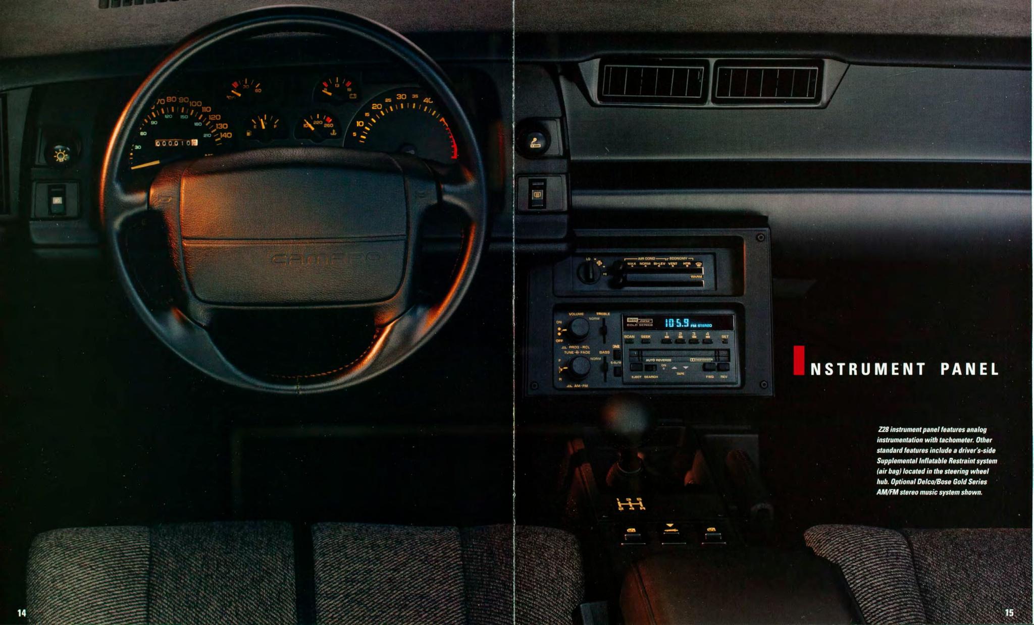 1991 Camaro Brochure