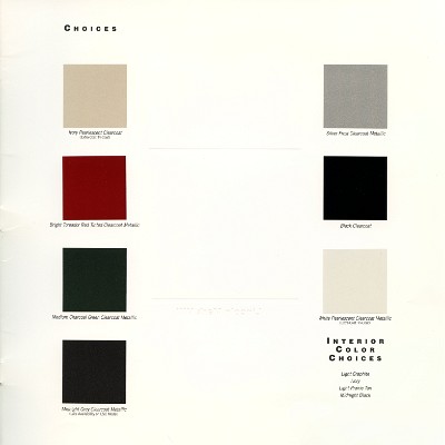 1998 Lincoln Mark Paint Colors