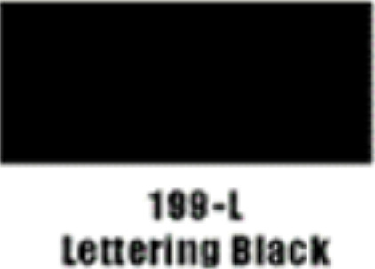 ONE SHOT 199-L LETTERING BLACK
