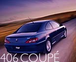 2000 Peugeot 406 Coupe a blue car