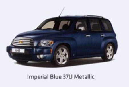 2009 HHR, Imperial Blue , Midnight Blue, Metallic color code, 37, 37U, GAP, WA403P