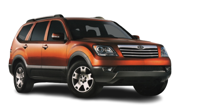 orange kia Borrego