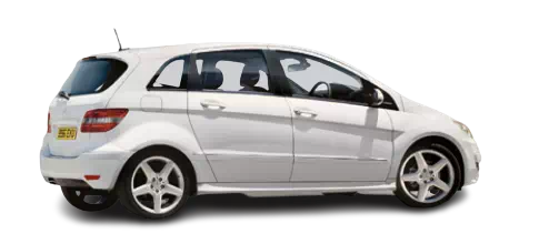 2010 Mercedes Benz B Class Vehicle example with background removed.