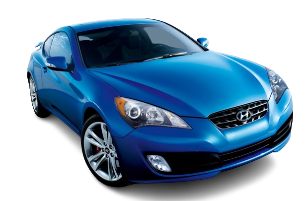 a blue car