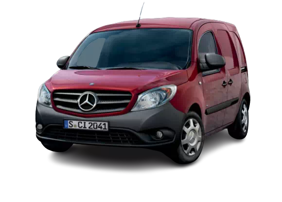 2012 Mercedes Citan Vehicle A 2012 Mercedes-Benz automobile example with a transparent background