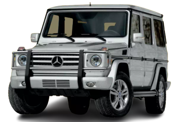 2012 Mercedes G Class Vehicle A 2012 Mercedes-Benz automobile example with a transparent background