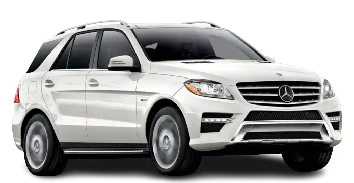 2012 Mercedes M Class Vehicle A 2012 Mercedes-Benz automobile example with a transparent background