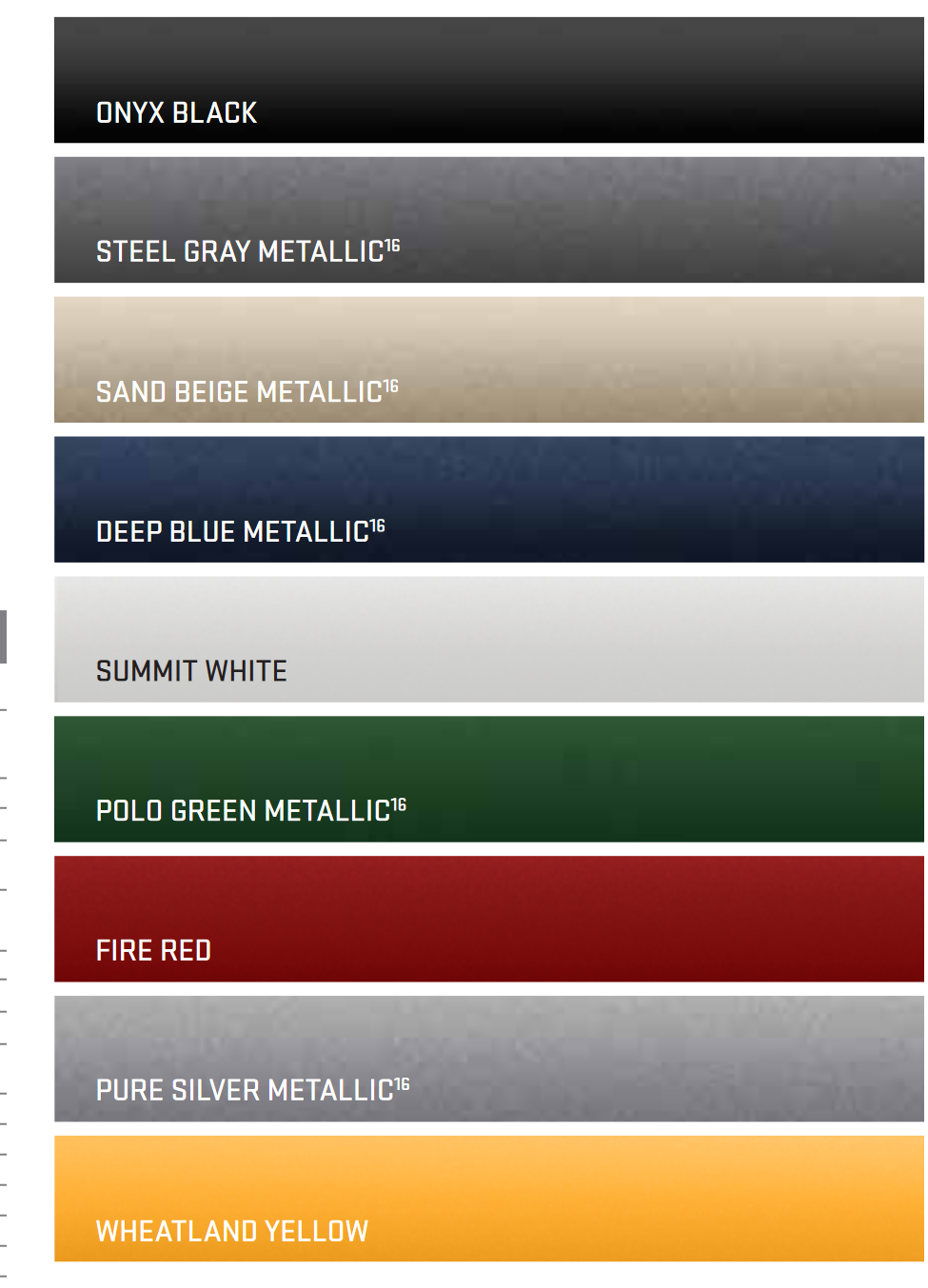 2013 GMC Savana Paint Chart Paint Colors and paint codes for GMC