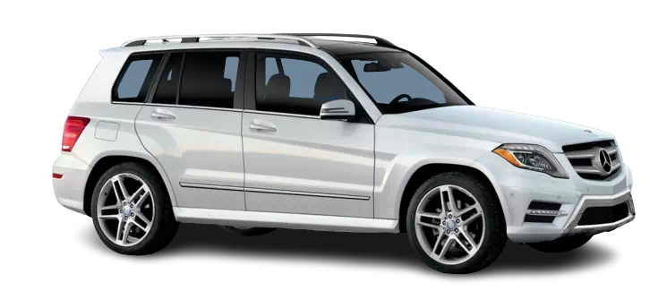 2013 Mercedes Benz GLK Vehicle Example A 2013 Mercedes-Benz automobile example with a transparent background