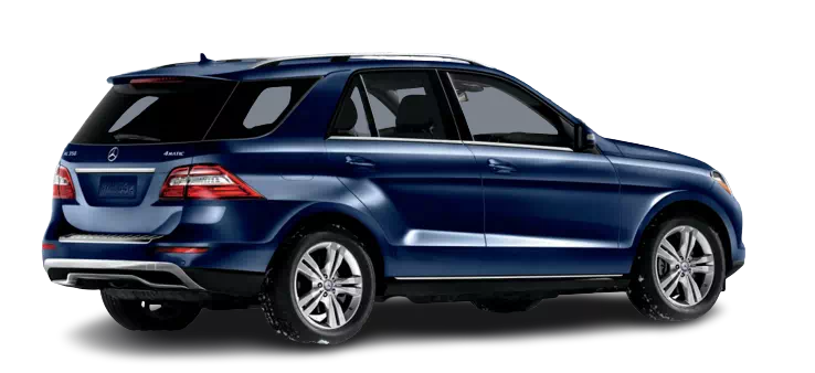 2013 Mercedes Benz M Class Vehicle Example A 2013 Mercedes-Benz automobile example with a transparent background