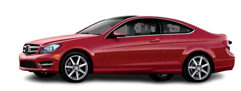 2013 Mercedes Benz C Class Vehicle Example A 2013 Mercedes-Benz automobile example with a transparent background