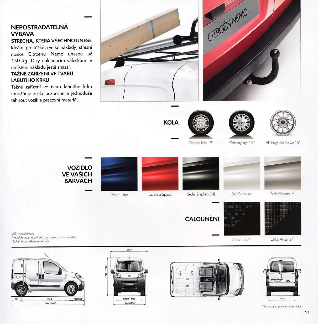 vehicle example, and color swatches