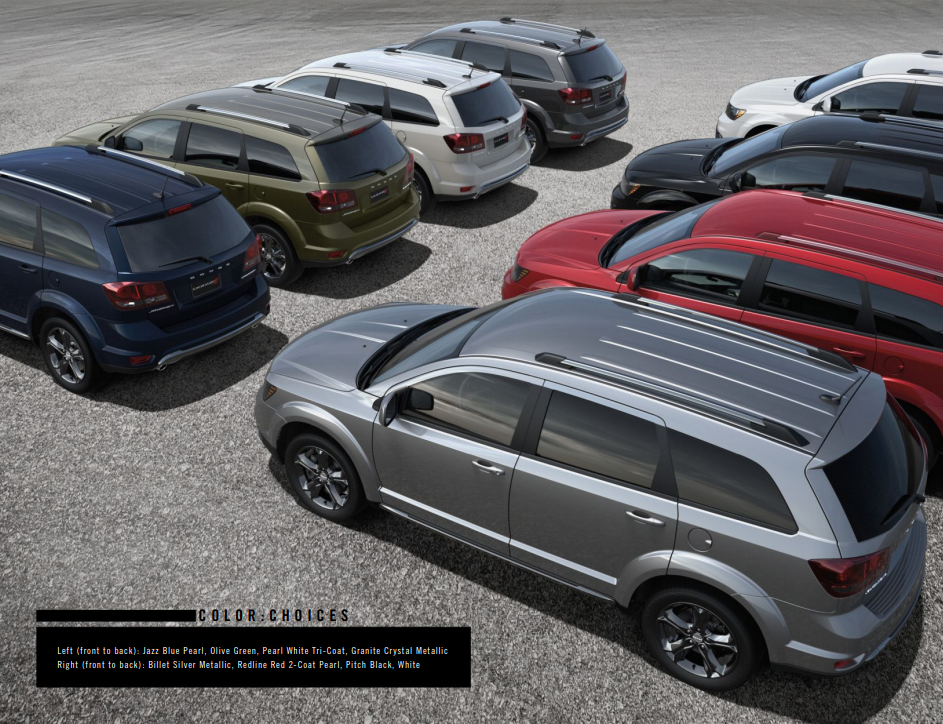 2016 Dodge Journey Paint Chart