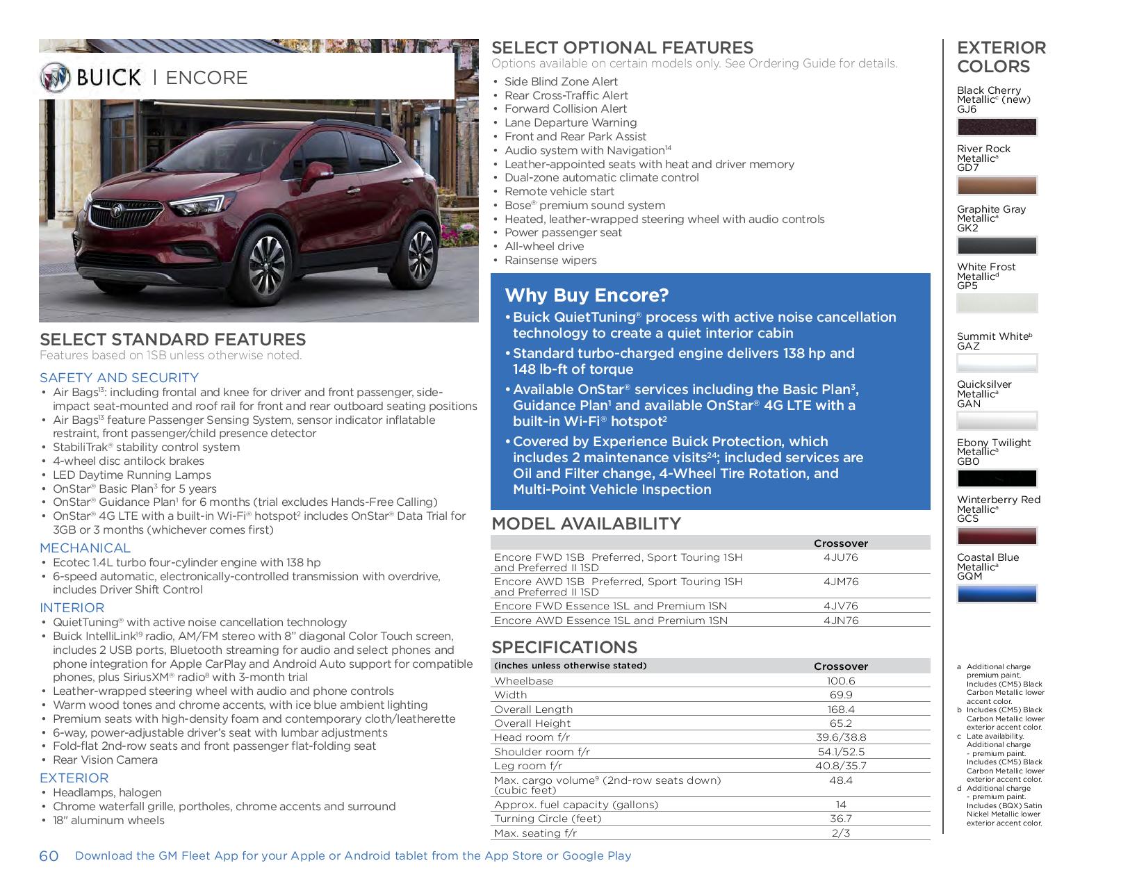 2017 Buick Encore Paint Chart Different Paint Codes for this 2017 Model