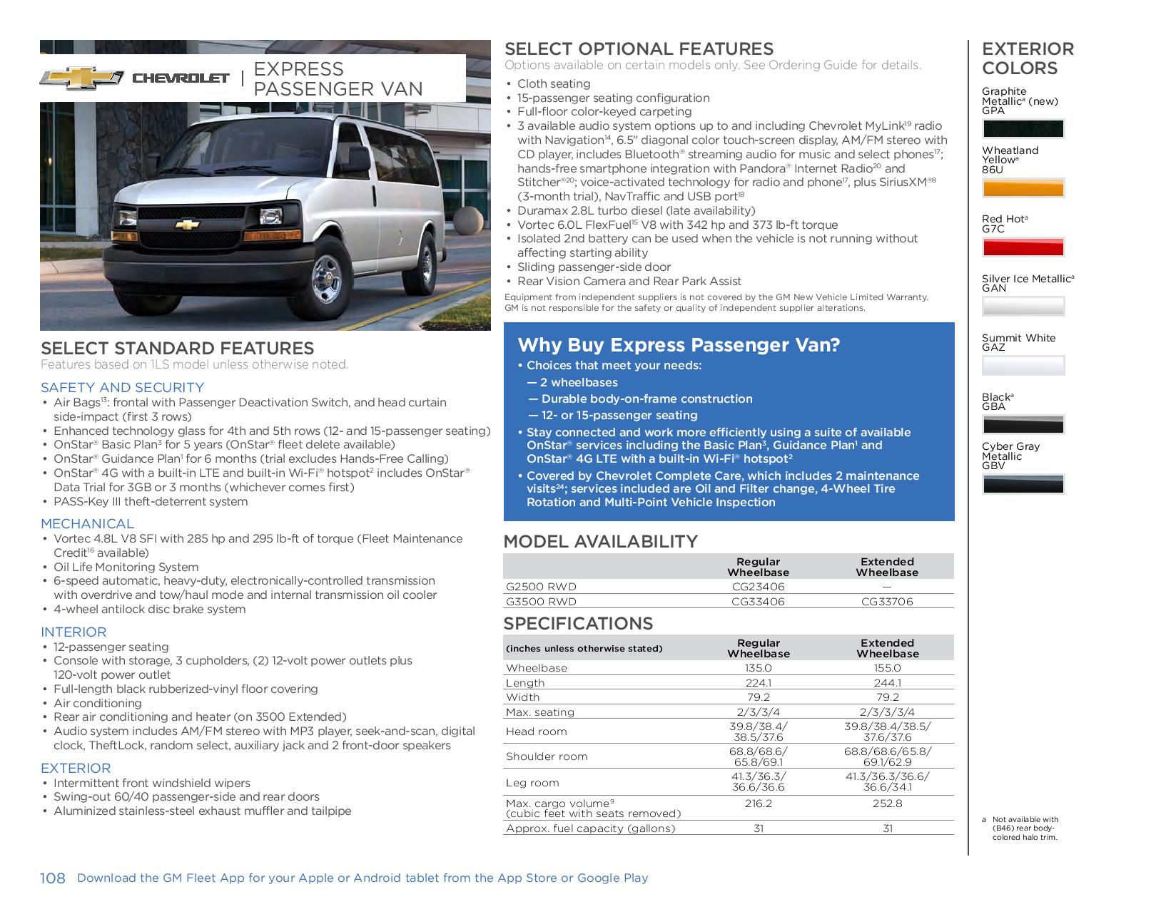 2017 Chevrolet Express Passenger Van Paint Chart Different Paint Codes for this 2017 Model