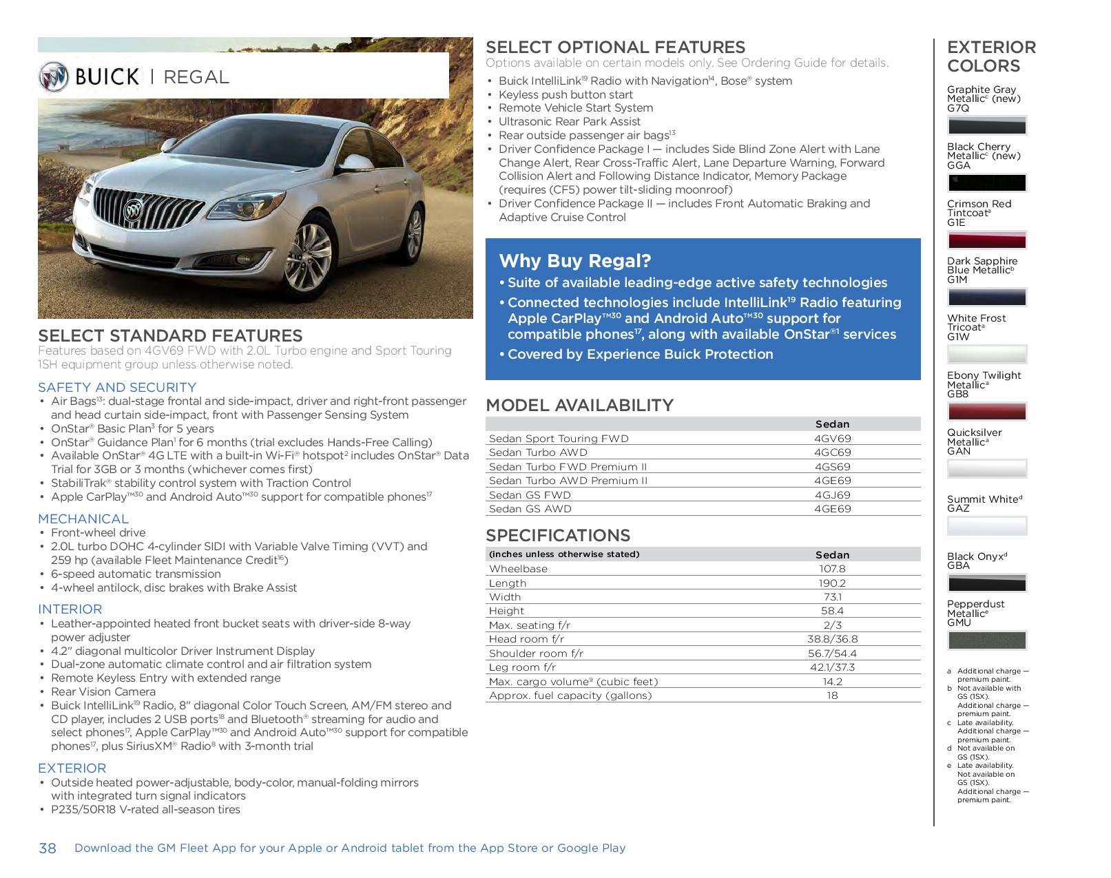 2017 Buick Regal Paint Chart Different Paint Codes for this 2017 Model