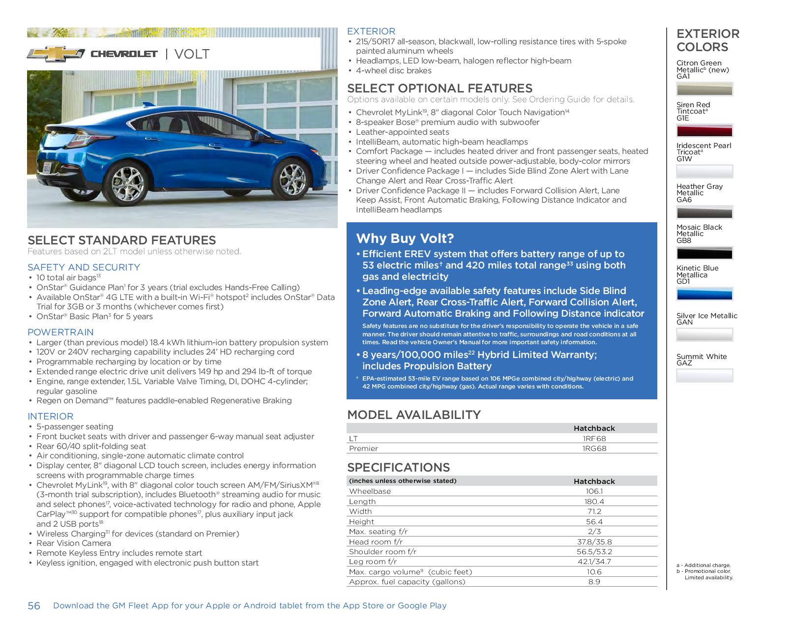 2017 Chevrolet Volt Paint Chart Different Paint Codes for this 2017 Model