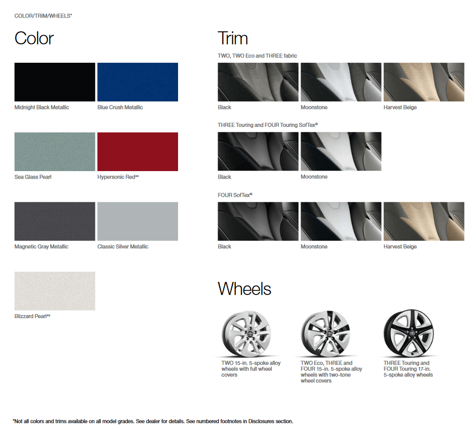 2017 Toyota Prius Paint Chart Exterior Paint Options for the Toyota Prius vehicle