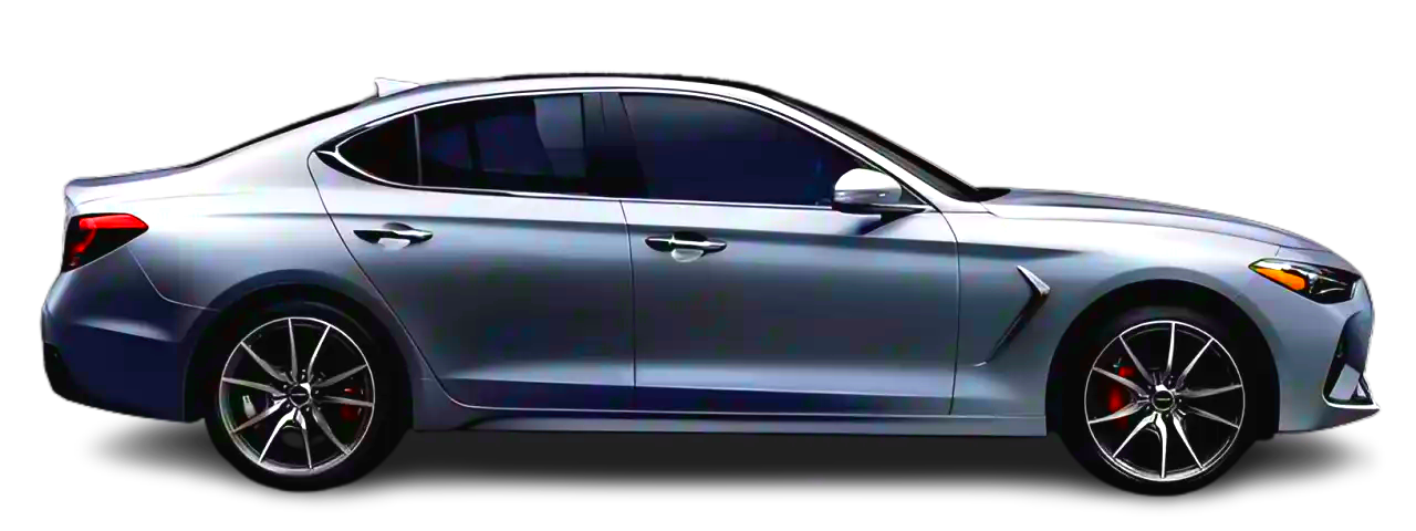 2019 Genesis G70 Vehicle Example a dark silver car