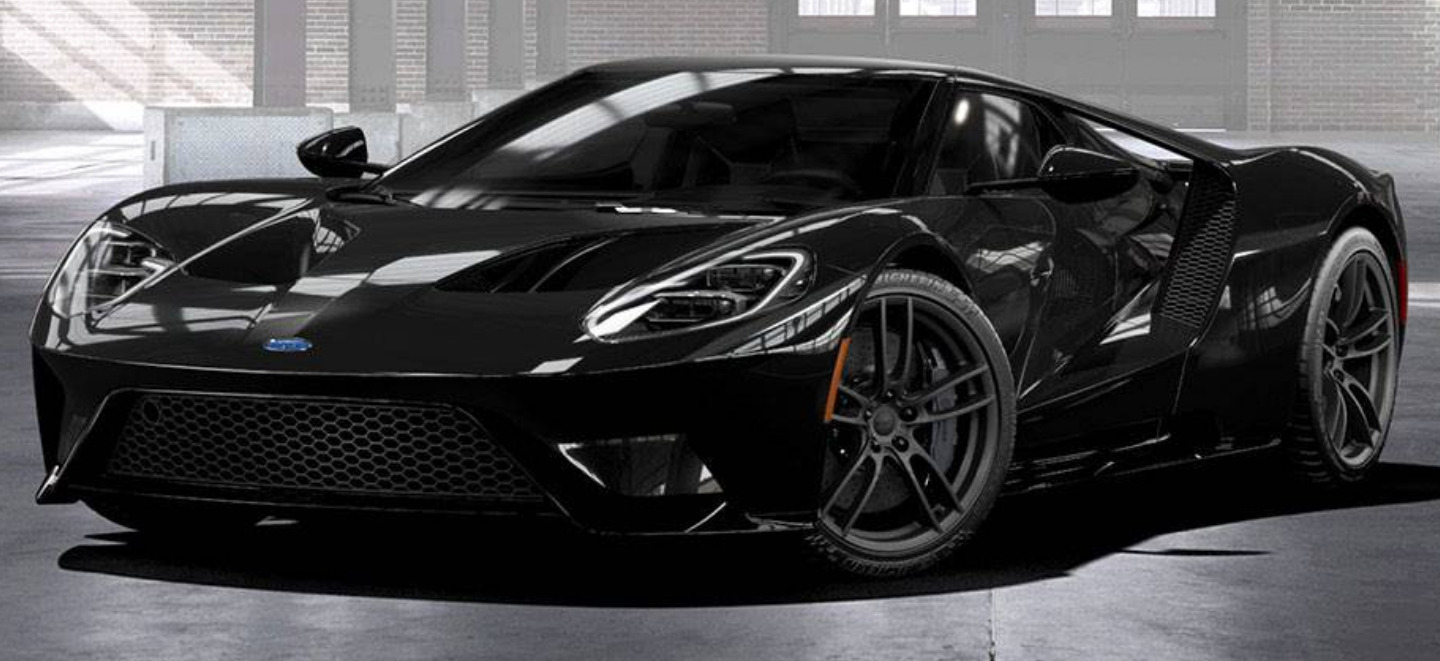2019 Ford Gt Shadow Black Code; G1, M7343 Pearl