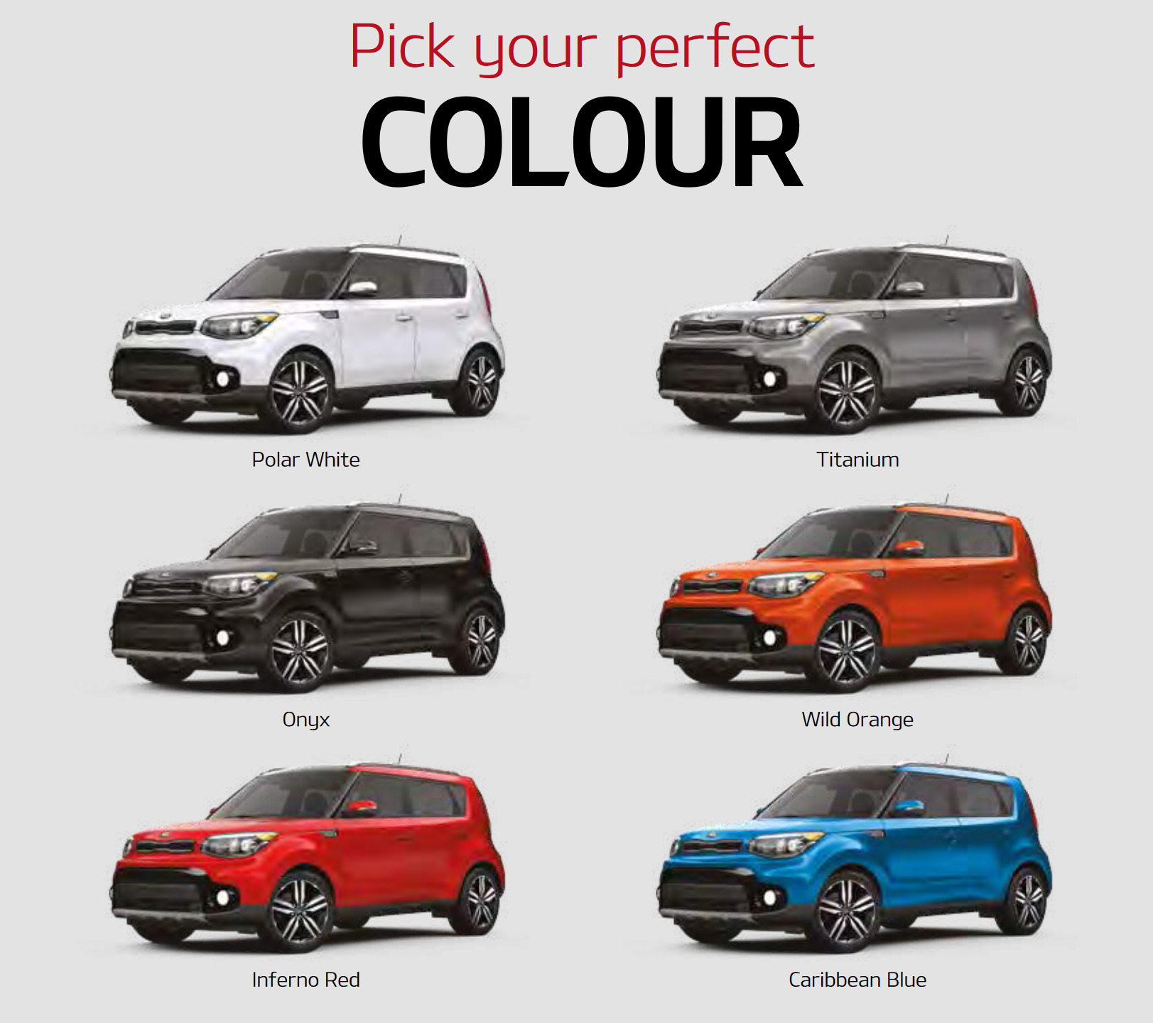 2019 Kia Soul Paint Chart