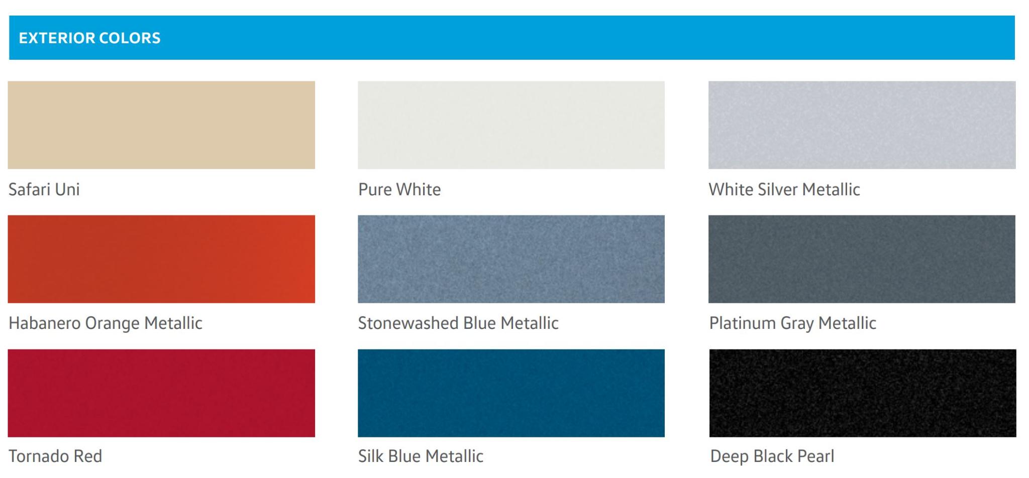 Beatle Paint Code and Color Chart 2019 2019 Beatle Colors