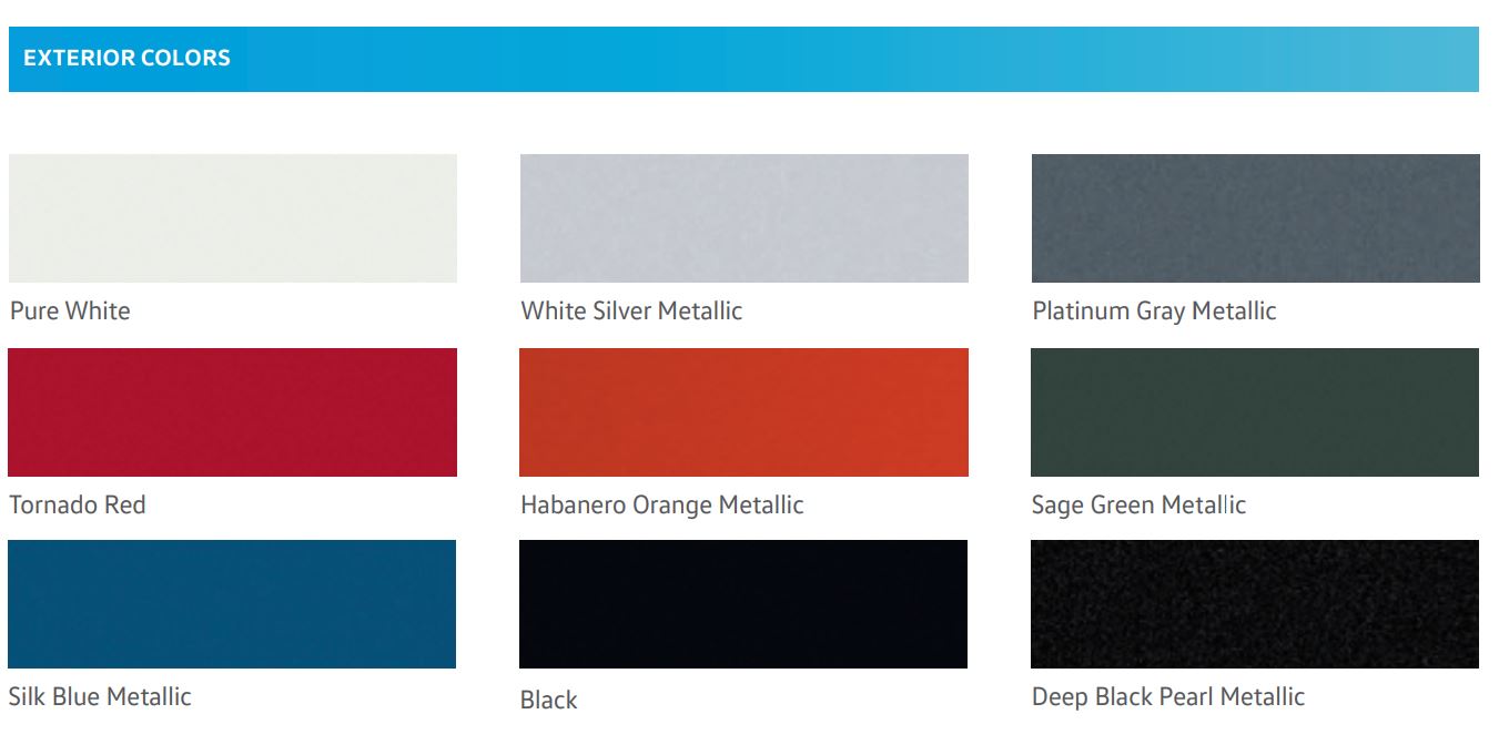 2019 Jetta Colors Paint Code Color Chart
