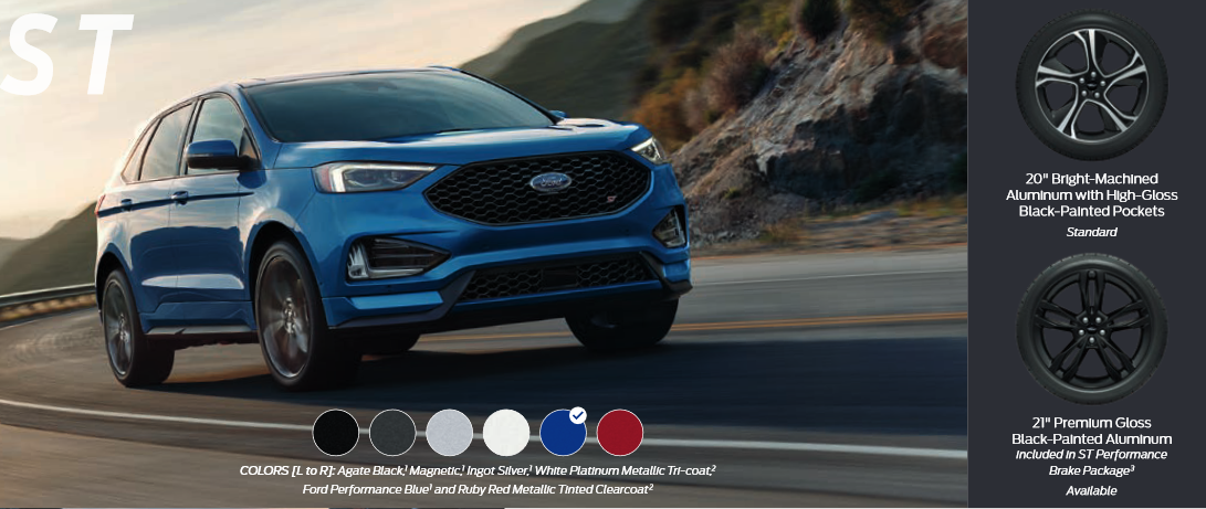 2019 Ford Edge Paint Colors color options the Ford Edge came in