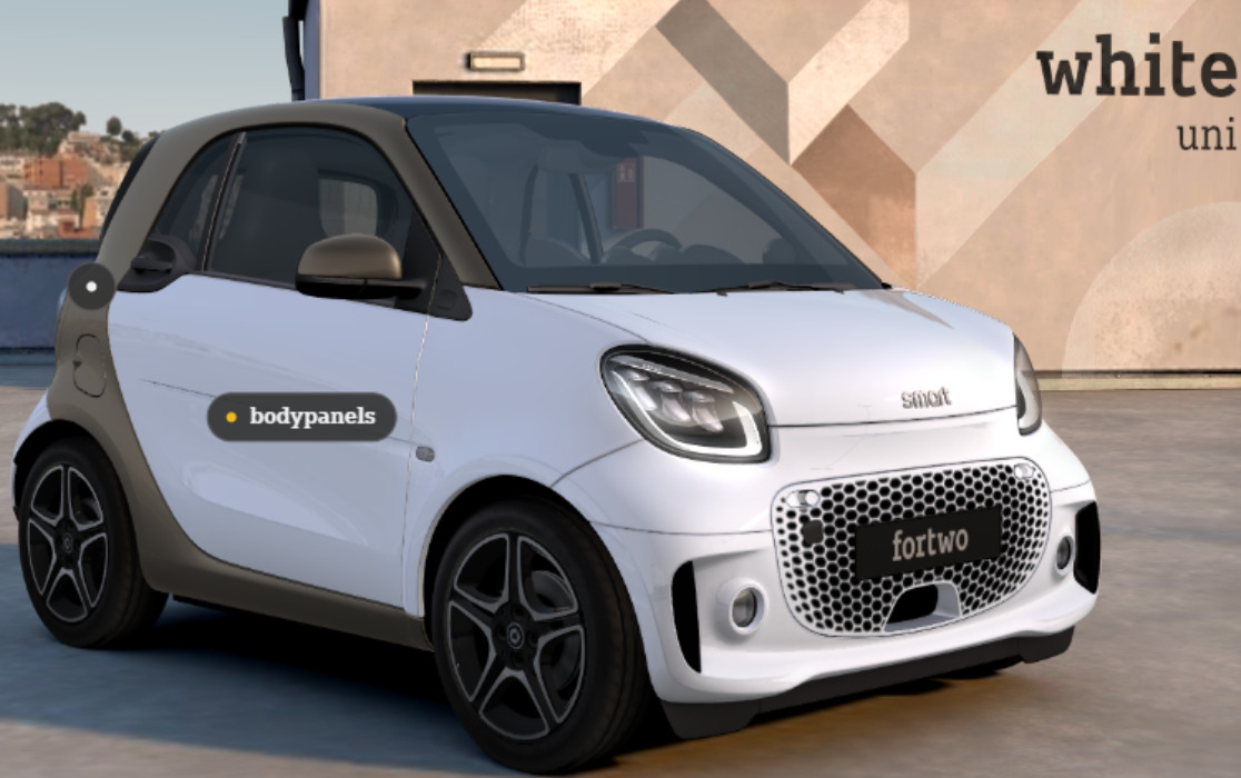 2020 Smart Colors White CA8L, EAZ, EAZ0, EAZO, EN3, EN3U