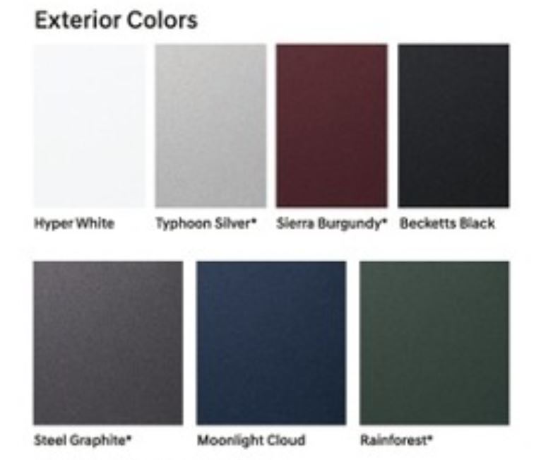 2021 Hyundai Palisade Colors