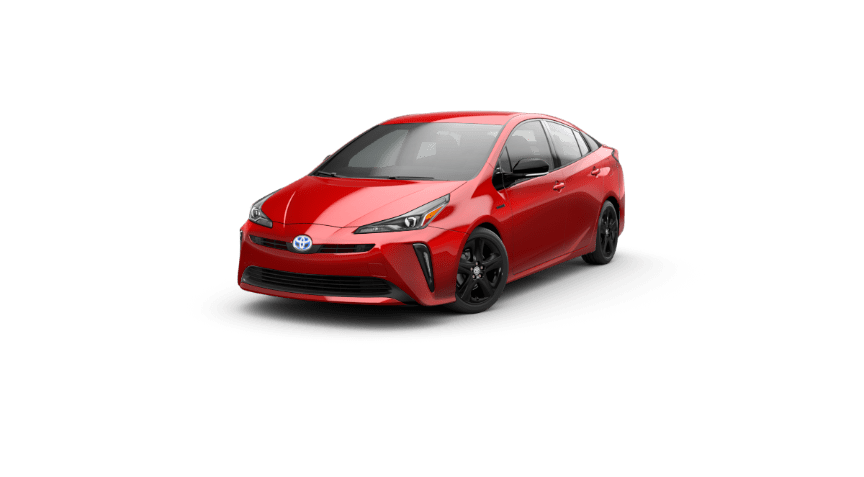 2021 Toyota Prius Color Super Sonic Red