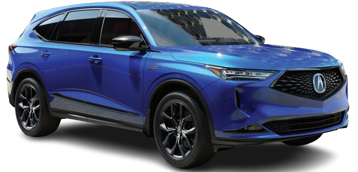 A Blue SUV