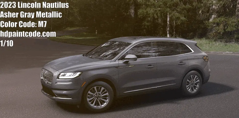 2023 Lincoln Nautilus Paint Codes and Color Chart GIF Exterior Colors used on this years Lincoln Nautilus vehicles