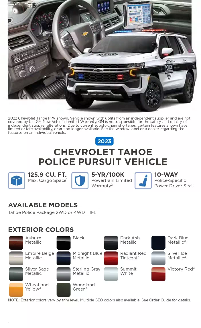 exterior colors that come on the vehicle