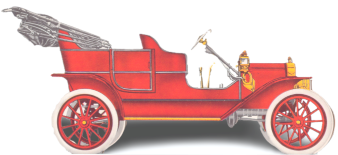 1909 Ford Model T Vehicle Example a picture from the brochure from 1909 Ford