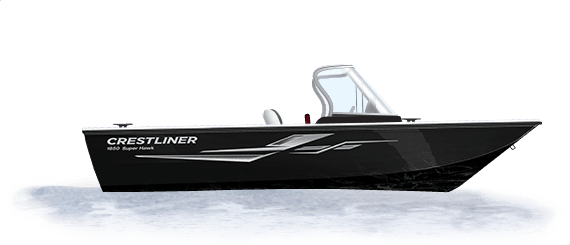 2020 Crestliner Black Metallic exterior & Gray interior