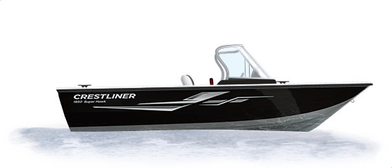 2020 Crestliner Silver Metallic base w/Black Metallic accent & Gray interior