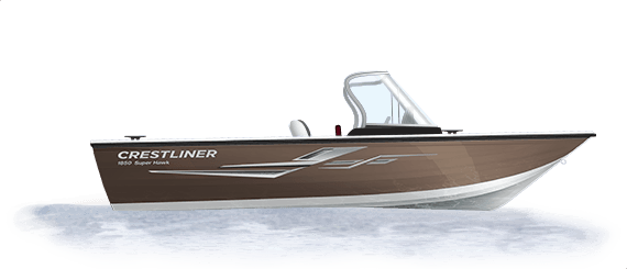 2020 Crestliner Bright White base w/Canyon Brown Metallic accent & Tan interior
