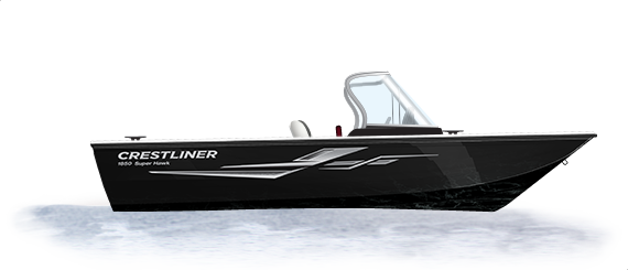 2020 Crestliner Black Metallic exterior w/Clear Coat & Gray interior