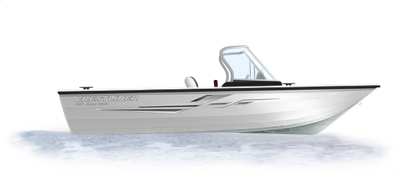 2020 Crestliner Bright White exterior w/Clear Coat & Gray interior