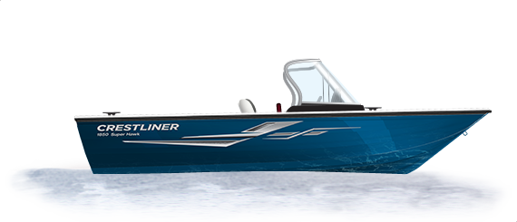 2020 Crestliner True Blue Metallic exterior & Gray interior