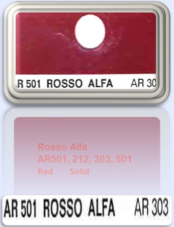 ar501, Rosso Alfa, ar303